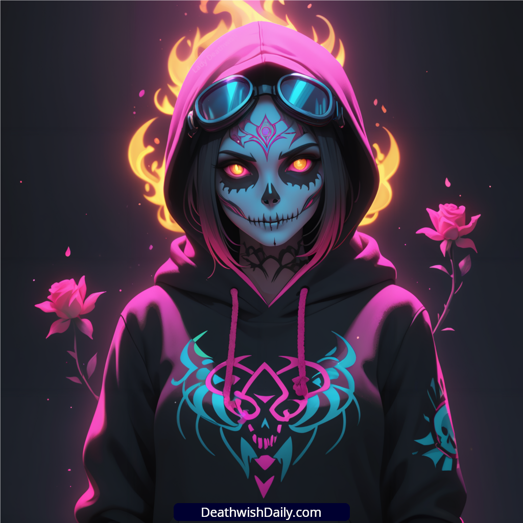 Tribal Skull Hoodie