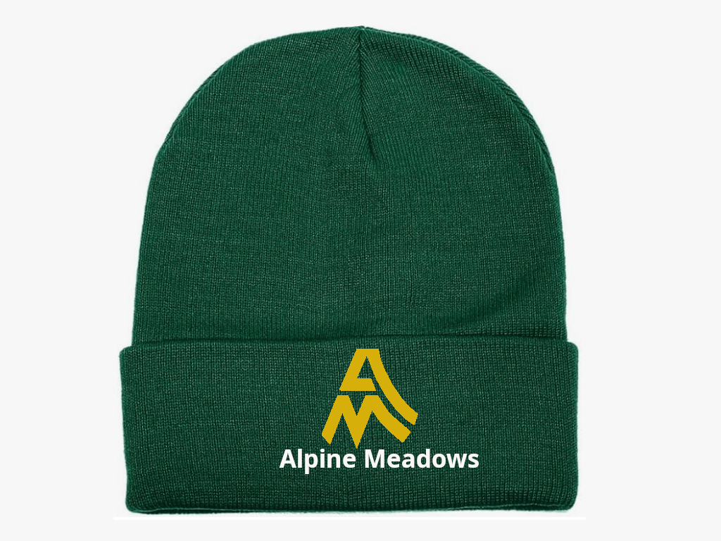 Alpine Meadows Beanie (Dark Green)