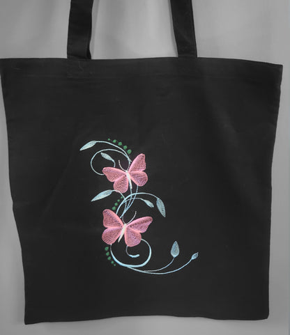 Tote Bag: Dual Butterflies