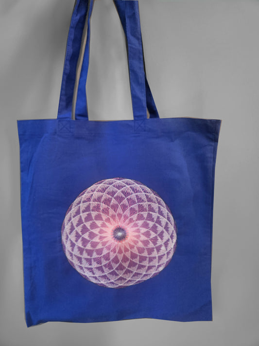 Tote Bag: Pink Swirled Mandala