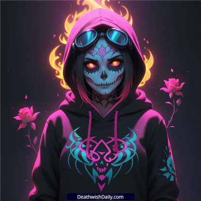 Tribal Skull Hoodie